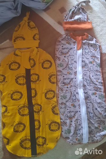 Продам пеленки-кокон 56 размера
