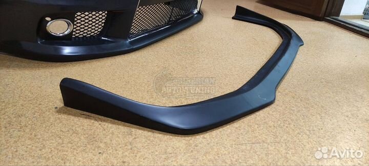 Сплиттер на передний бампер EVO на Lancer 10