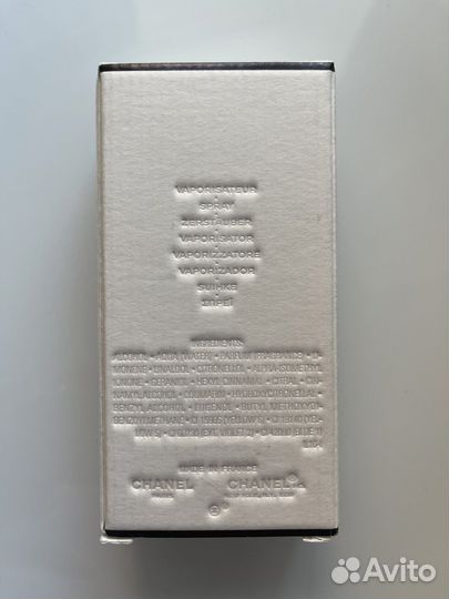 Мужская туалетная вода Chanel оригинал