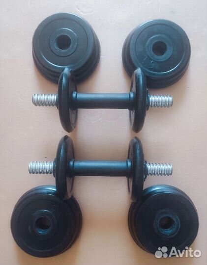 Гантели разборные по 5 кг