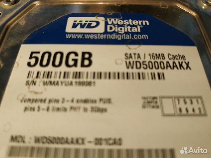 Жесткий диск 500 gb