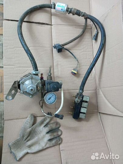 Метан. Баллон 67л. Редуктор. Кран