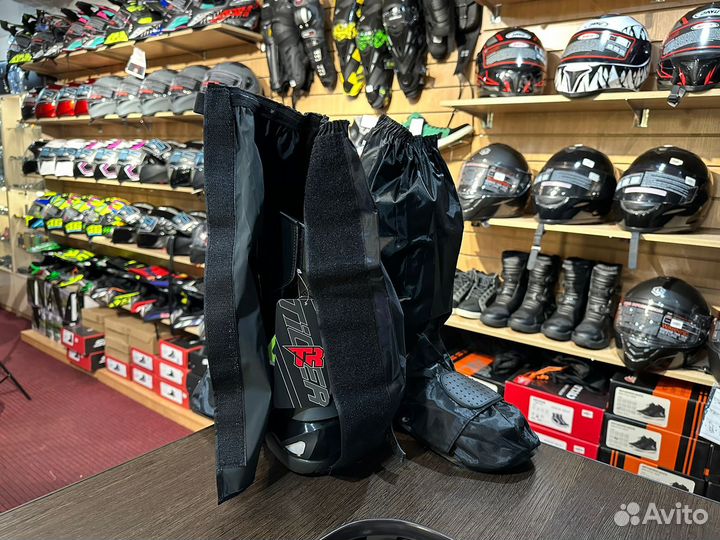 Мото бахилы защита без пятки