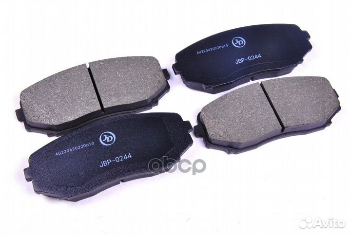 Колодки тормозные, передние D3142 JBP0244 Just