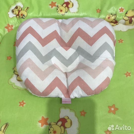 Матрас на пеленальный столик с подушкой
