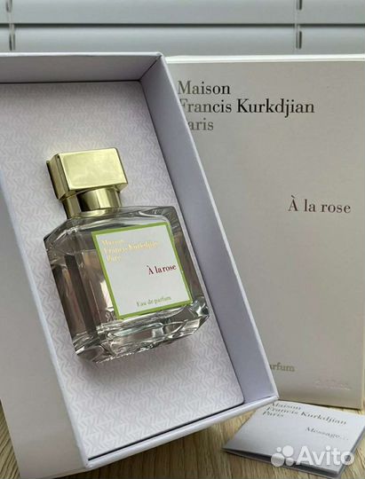 A La Rose Maison Francis Kurkdjian