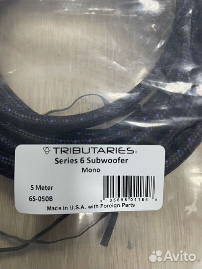 Сабвуферный кабель Tributaries