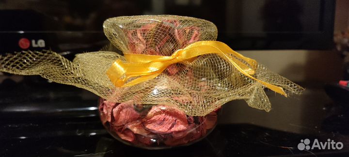 Ваза с ароматизированный наполнителем