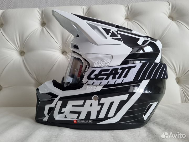 Кроссовый Шлем Leatt 7.5 V23 Белый ECE2206