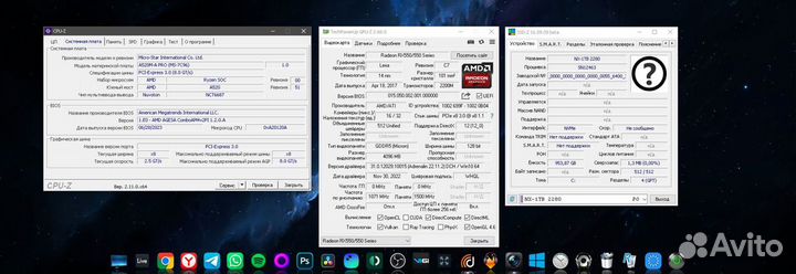 Ryzen 7 5700x, Rx550, 32гб, 1тб