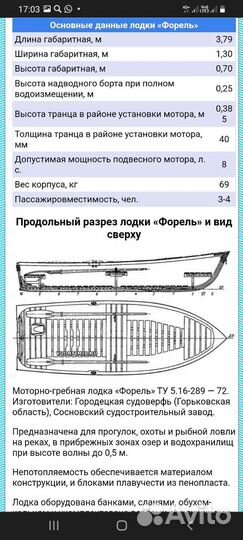 Лодка фарель