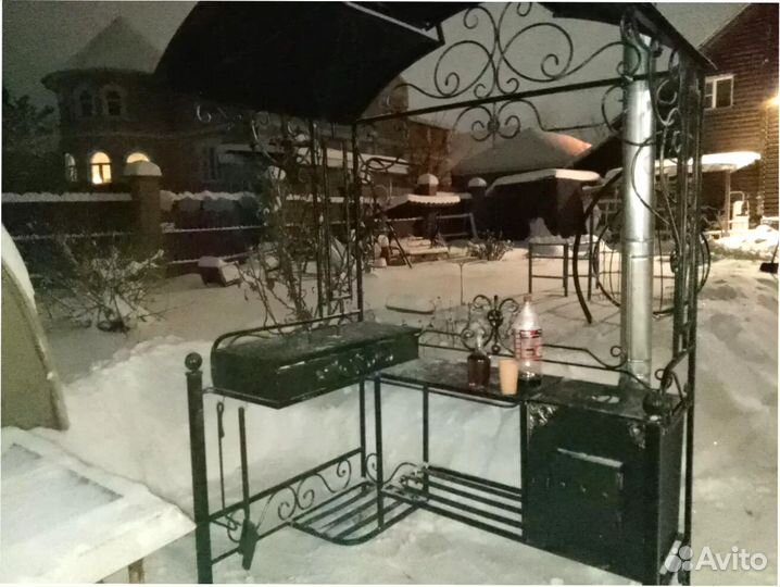 Мангал С крышей