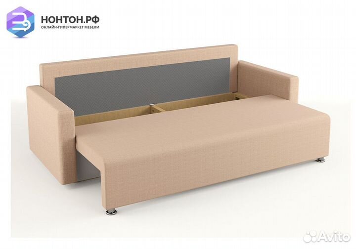 Диван еврокнижка Олимп бежевый