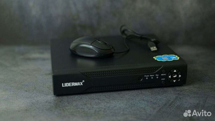 Комплект видеонаблюдения 4 камеры с монтажом