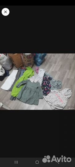 4 пакета детских вещей 92-116 размер