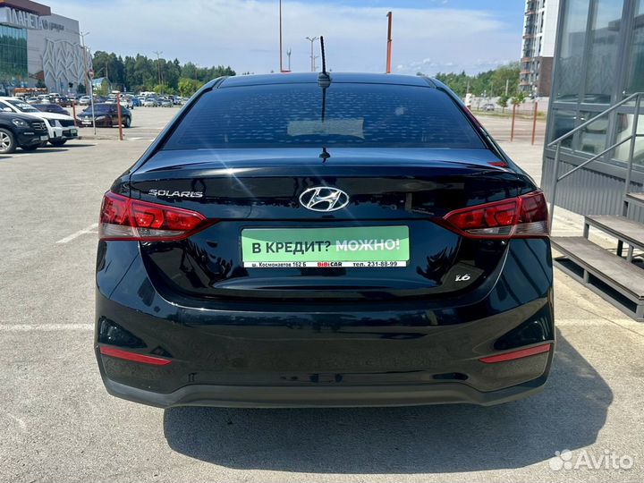 Hyundai Solaris 1.6 МТ, 2018, 88 000 км