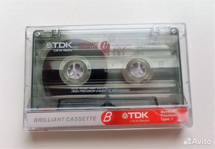 Аудиокассеты новые, запечатанные TDK B60