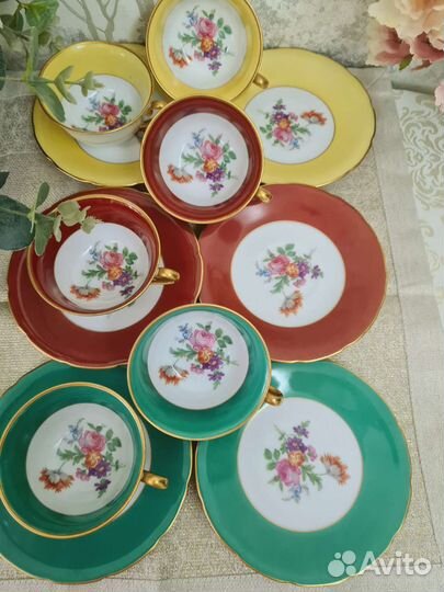 Сервиз/Чайная/кофейная пара Лимож/Limoges