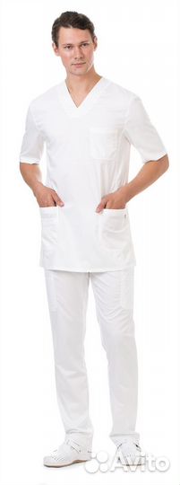 Белый медицинский халат