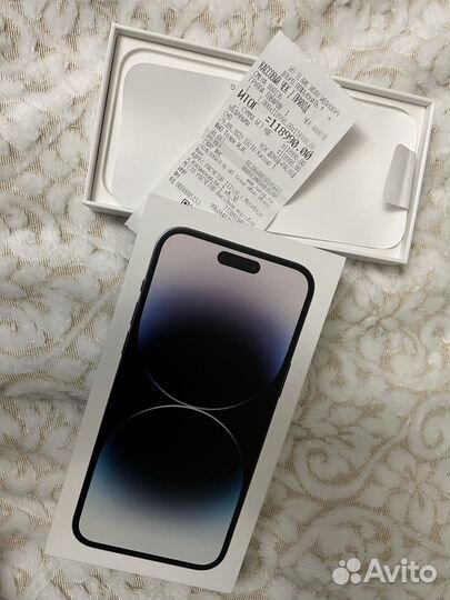 Коробка с чеком от iPhone 14 Pro Max 512Gb