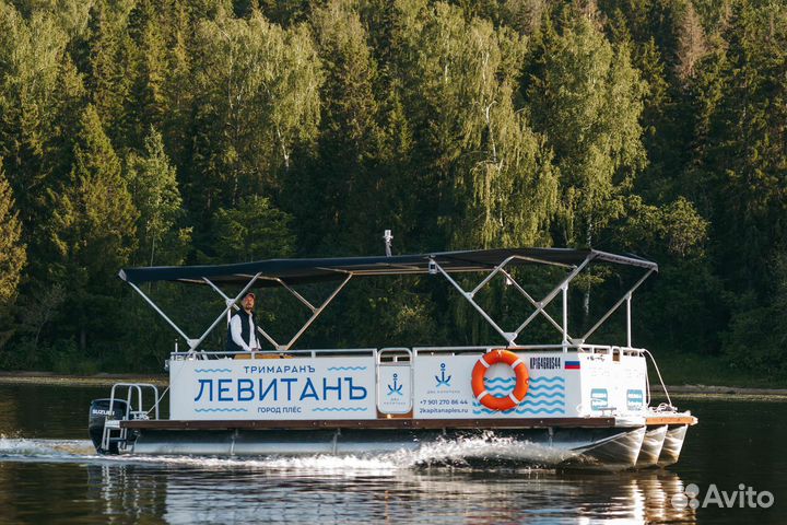 Прогулки на катере в Плёсе