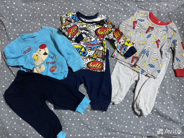Пакет одежды для мальчика 62 68