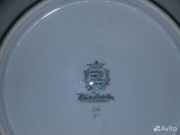 Тарелки Веймар, СССР, зик, Дулево, Кузнецова