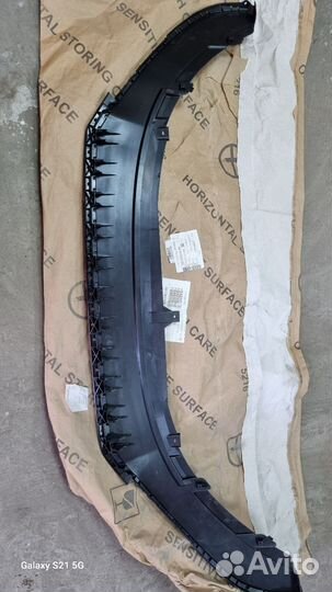 Губа переднего бампера VW Polo Sedan