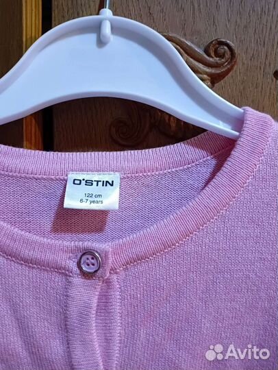 Кофта (кардиган)новая для девочки р-р 122
