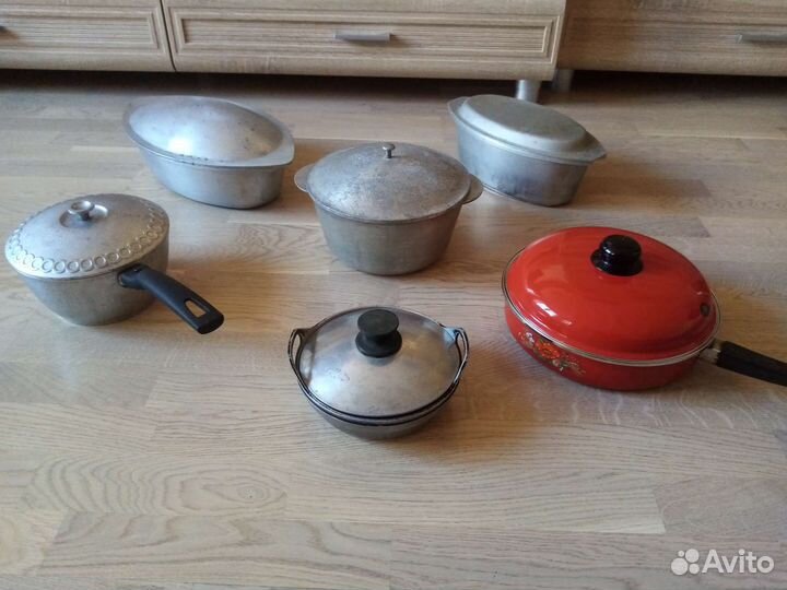 Утятницы. Сотейник. Казан. СССР