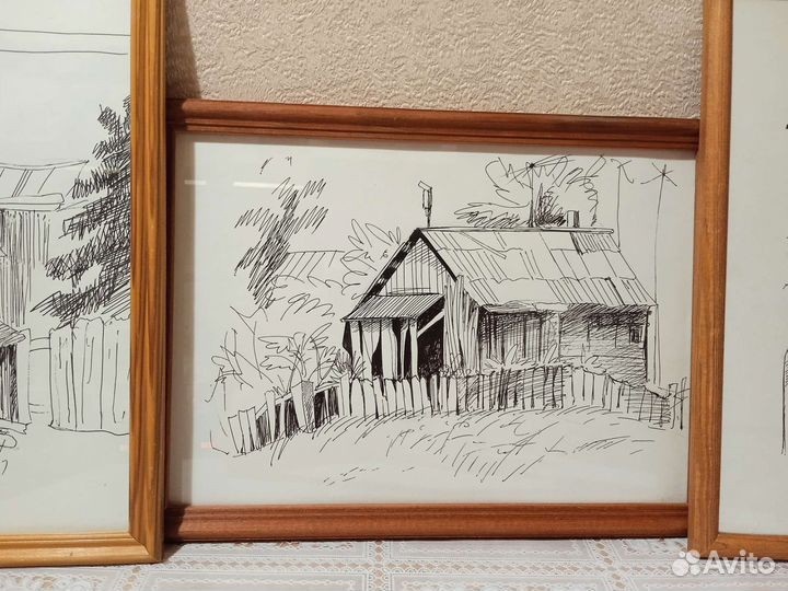 Картина- Графика, Акварель, Пейзажи