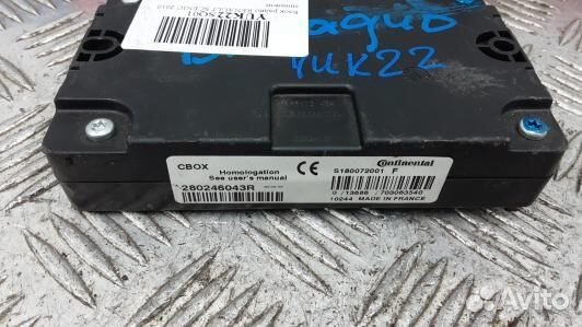 Блок радио renault scenic 3 (YUK22SQ01)