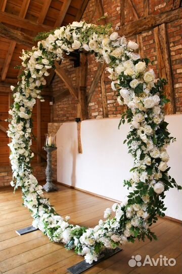 Свадебная арка с оформлением в аренду