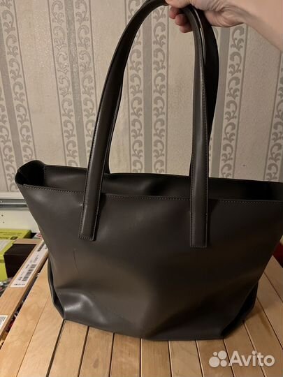 Сумка шопер на молнии