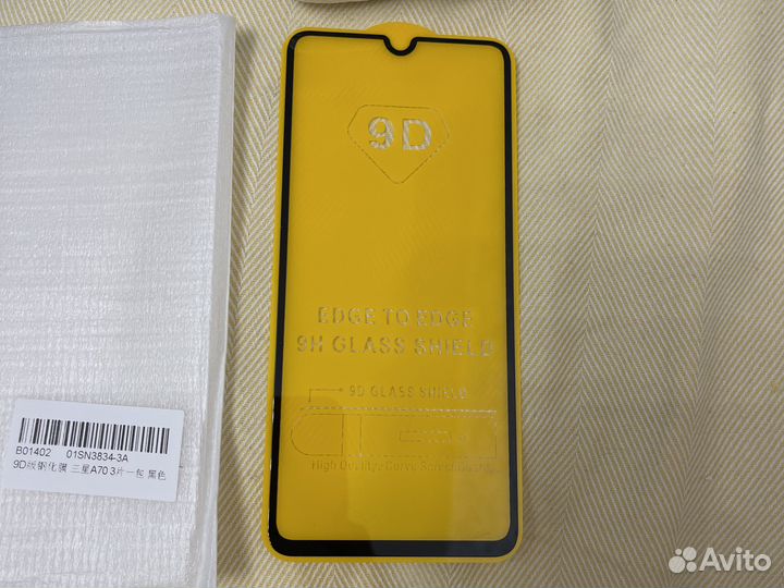 Защитное стекло на samsung A70