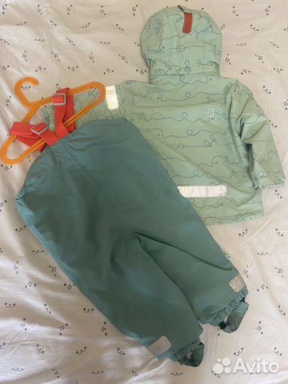 Костюм didriksons 80 зеленый