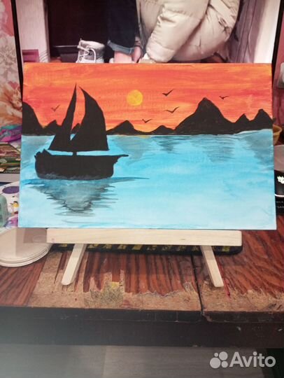 Картины акрилом на холсте