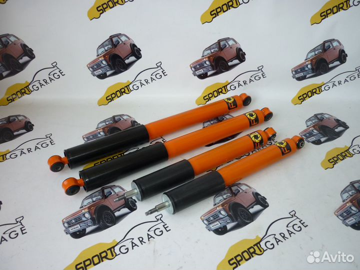 Амортизаторы Fox под лифт +50 мм Нива Шевроле