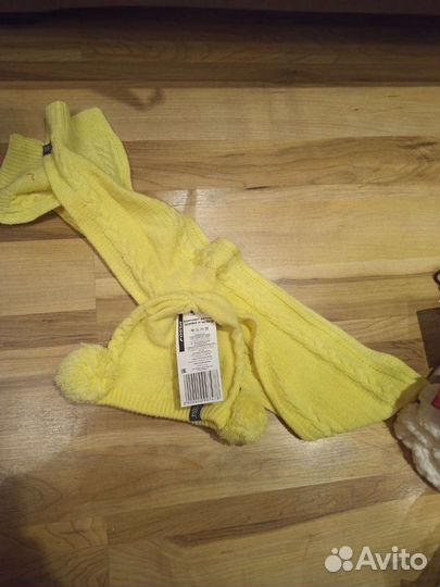 Комплект шапка и шарф для девочки