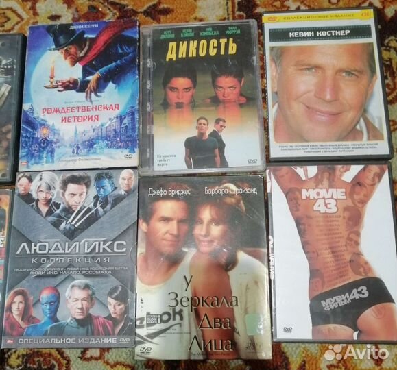Двд диски c фильмами 150шт