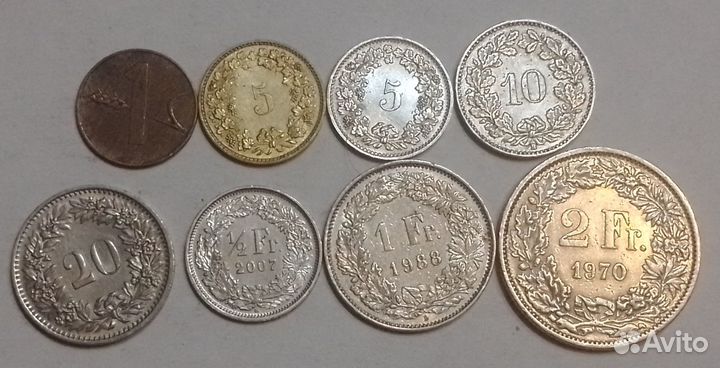 Наборы (подборки) монет стран Европы №3