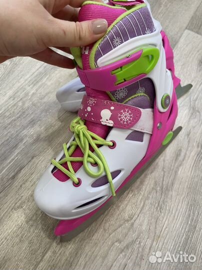 Коньки детские раздвижные 30-33