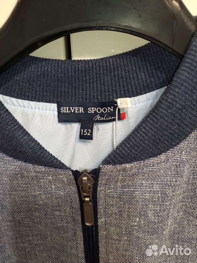 Бомбер silver spoon 152 с хлопковой подкладкой