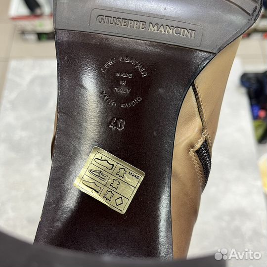 Жен сапоги осень все натур Италия 37 38 39 40