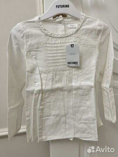 Рубашка для девочки H&M 110см