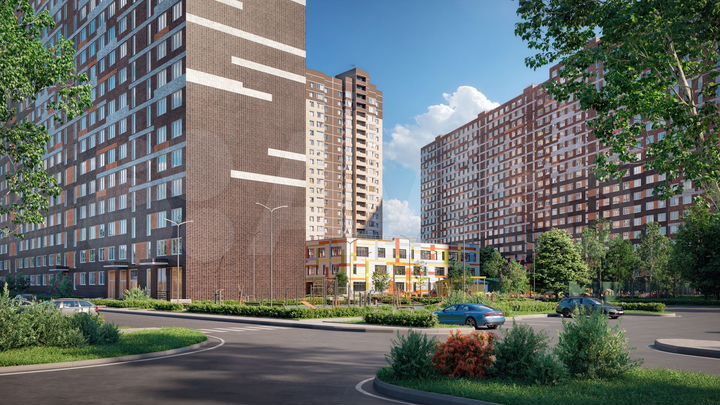 3-к. квартира, 61,4 м², 11/22 эт.