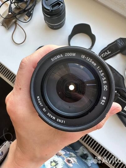 Canon EOS300D +Canon EFS18-55мм +Sigma DS18-125mm