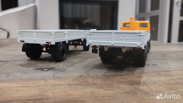 Камаз 53212 с прицепом 1/43