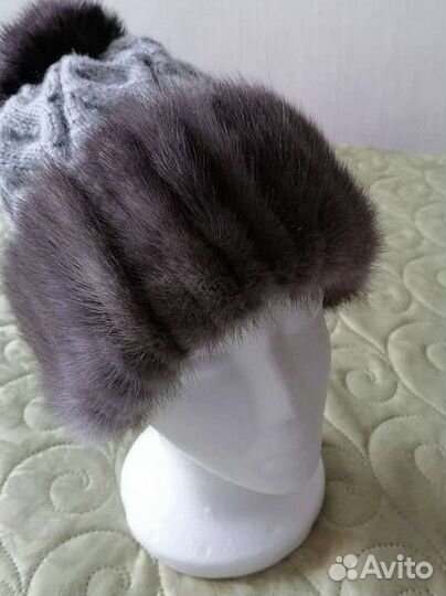 Шапка ручная вязка