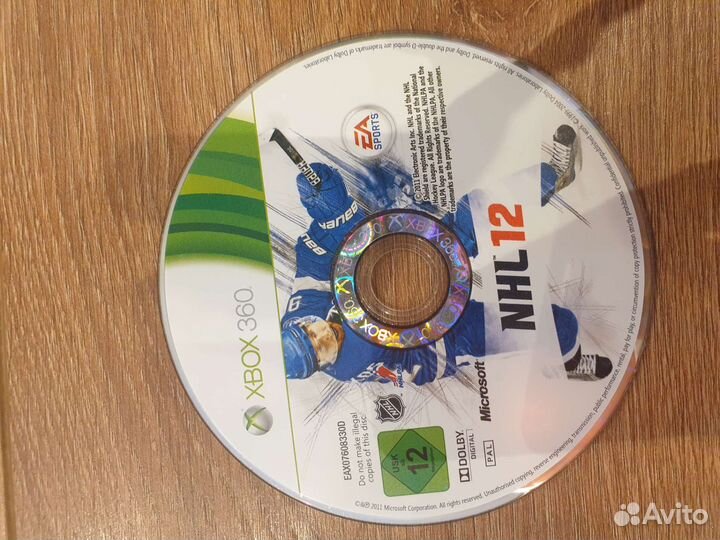 Диски call of duty, Rayman, Nhl xbox 360 лицензия